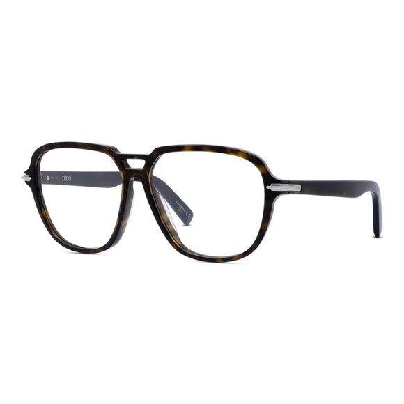 NEW DIOR SHINY HAVANA MEN DIOR EYEGLASSES - Picture 1 of 3